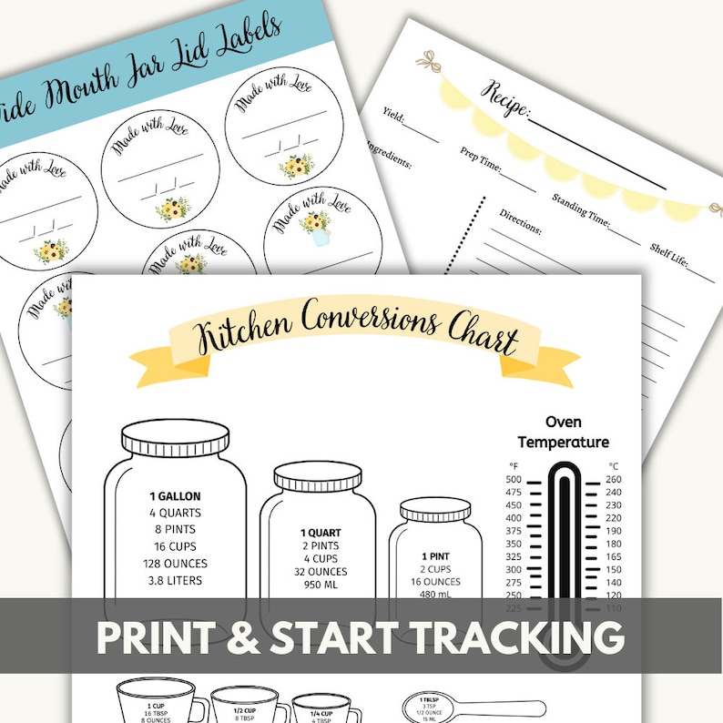 Canning Journal Printable, Canning Planner, Homestead Planner, Pantry ...