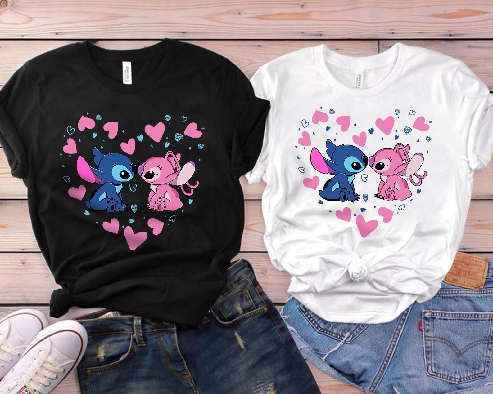 angel lilo and stitch shirt