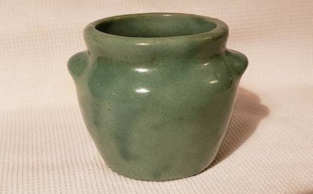 Vintage Dutchess Cheese New York Pottery Crock Bowl Trinket Ring Dish