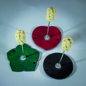 Leather Palm Torches (a pair)