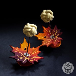 Autumn Palm Torches (a Pair)