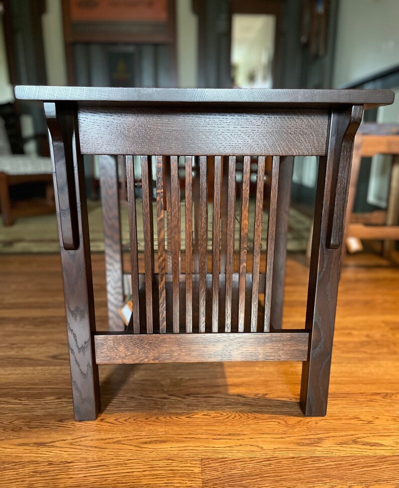 Oak Spindle End Table Etsy