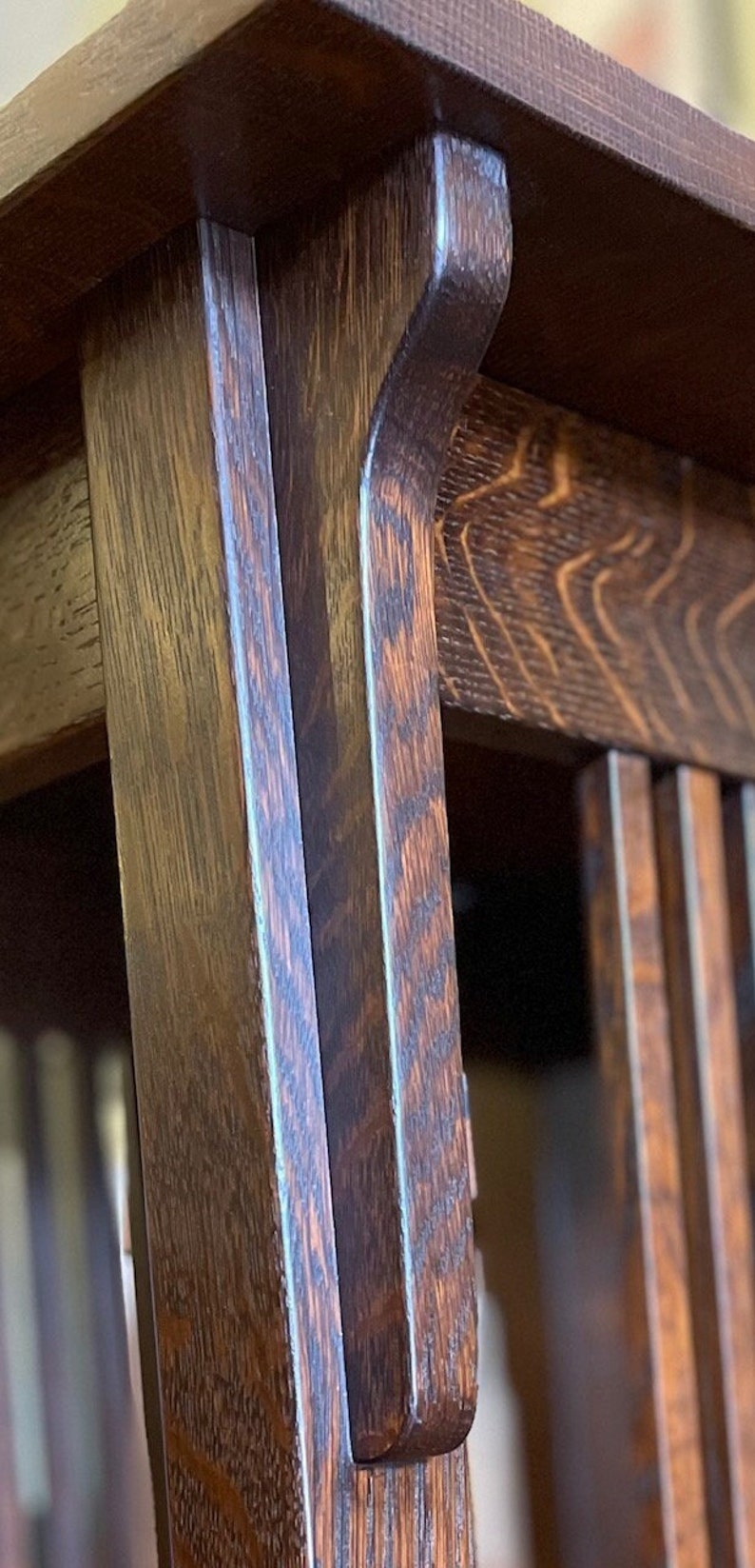 Oak Spindle End Table Etsy