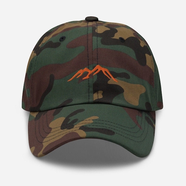 Mountain Dad Hat (More Colors) For Adventurers, Travelers, and Outdoor Enthusiasts, Go Green, Go Explore the World :)