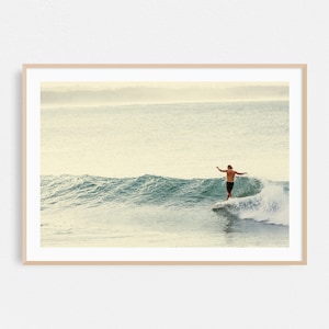 Cross Step, Longboard Surfing, Noosa, Coastal Photography Print, Wall Art, Fine Art, Beach Print, A3, 16x24, 24x36