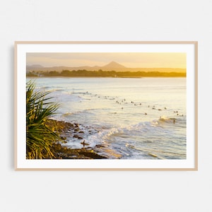 Late Arvo Surfing, Noosa, National Park, Coastal Photography Print, Wall Art, Fine Art, Beach Print, A3, 16x24, 24x36