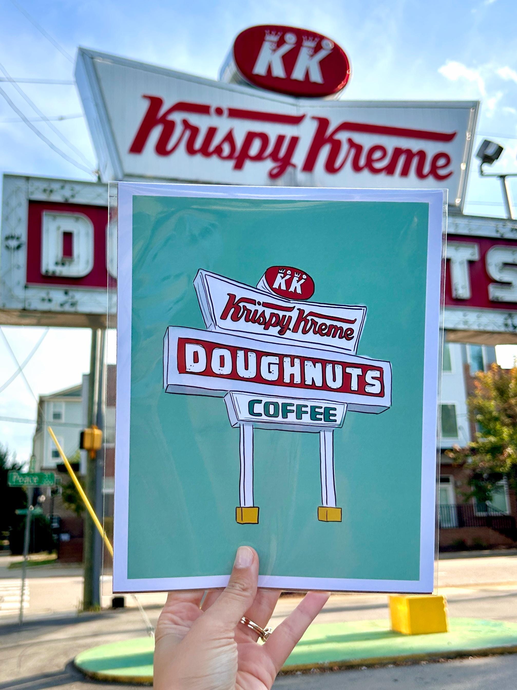 Krispy Kreme Sign - Etsy