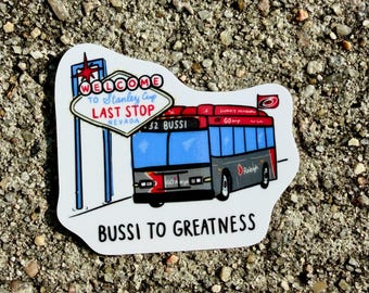 Bussi to Greatness Sticker | 2026 Stanley Cup Sticker Collection