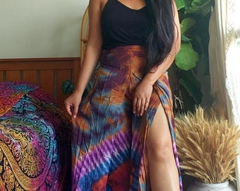 Women's Slit Wide Leg Pants,Yoga Pants,Palazzo Yoga pants,Palazzo pants, Flowy Pants, Beach Pants, Wide Leg Casual Pants,Spirit Pants,Hippie