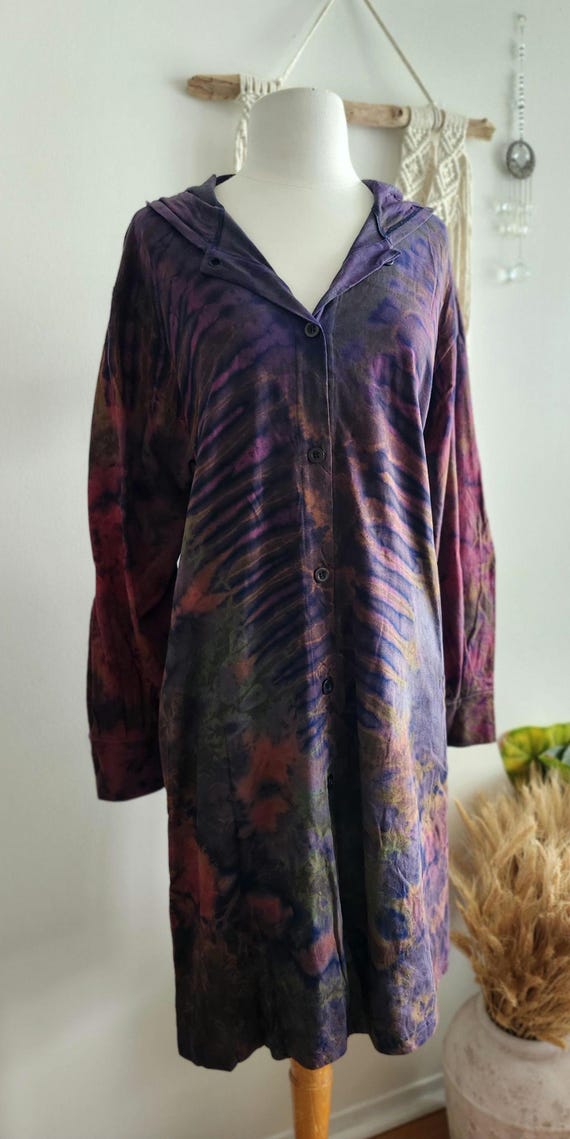 open lace back dress Current Mood Oversized Tie Dye Hoodie With Trippy Butterfly Graphic  Dolls  Kill