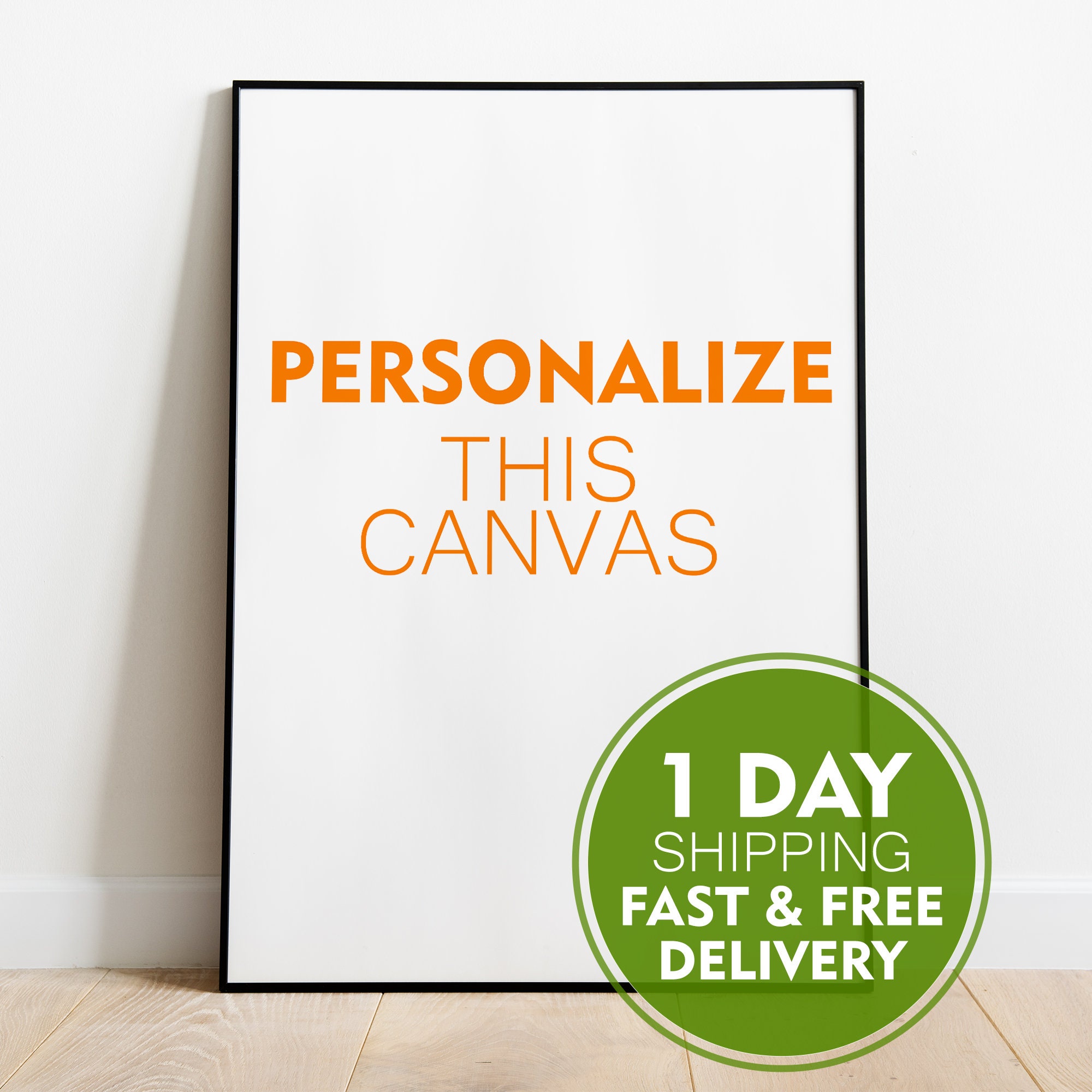 Personalized Canvas Photo Custom Canvas Print Canvas Wall Etsy
