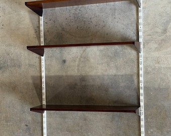 Kai Kristiansen Mid Century Danish Rosewood Wall Unit Scandinavian Shelving System