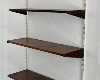 Kai Kristiansen Mid Century Danish Rosewood Wall Unit Scandinavian Shelving System