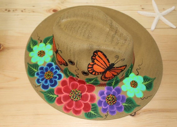 Hand painted hat