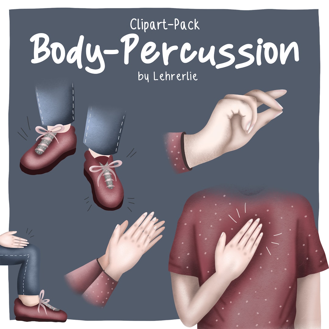 Pack de clipart : Image de percussion corporelle - Etsy France