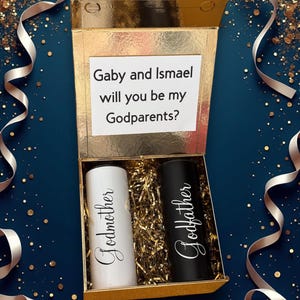 Godparents proposal box // Godmother // Godfather