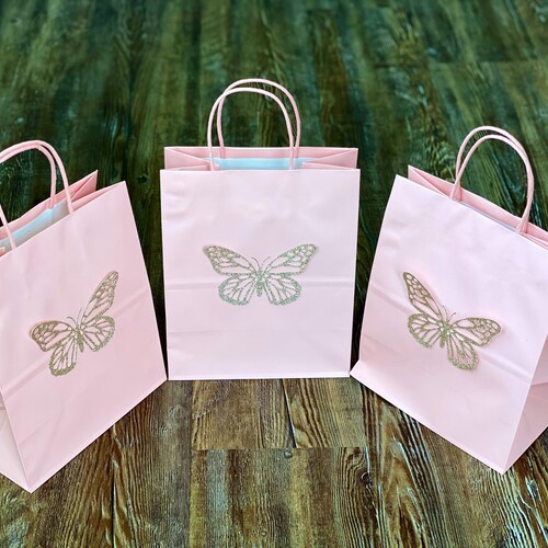 Butterfly Gift Bags // Butterfly Favor Bags // Party Bags // Etsy