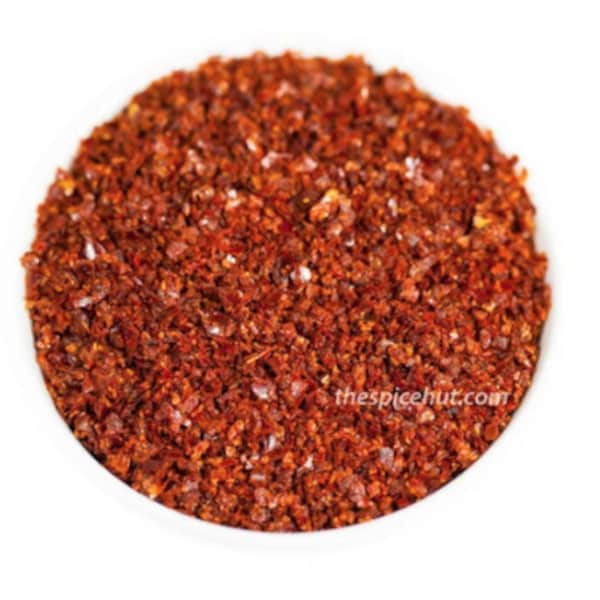 Pure Turkish Marash Pepper - 2, 4, 8 oz (Maras Pul Biberi) | Ground, Bold & Tangy Flavor of Authentic Marash Chili Pepper Flakes from Turkey