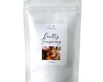 Organic Poultry Seasoning, Contains Salt, Spice for Chicken Gourmet Seasoning Chicken Spice Rub Savory Herb Spice Blend for Turkey Chicken