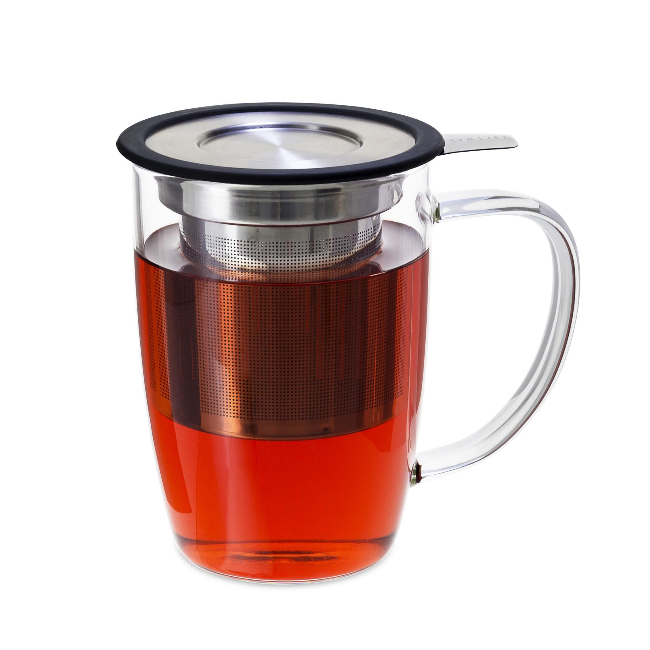 Tea Cup with Lid, Tea Infuser Cup, 500ml 16oz Mug, Tea Cup with