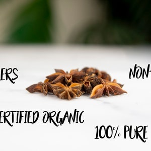 Non gmo anise, organic anise, pure anise star, star anise pure