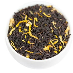 Vanilla Cream Black Tea, Premium Loose Leaf Black Tea with Madagascar Vanilla, Vanilla Iced Tea for Summer, Black Tea with Caffeine