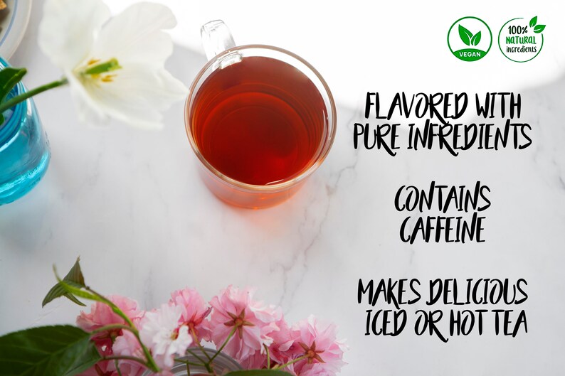 Hot Chili Chocolate Black Tea, Premium Loose Leaf Black Tea, Spicy Tea, Exotic Tea, Unique Tea Gift image 4