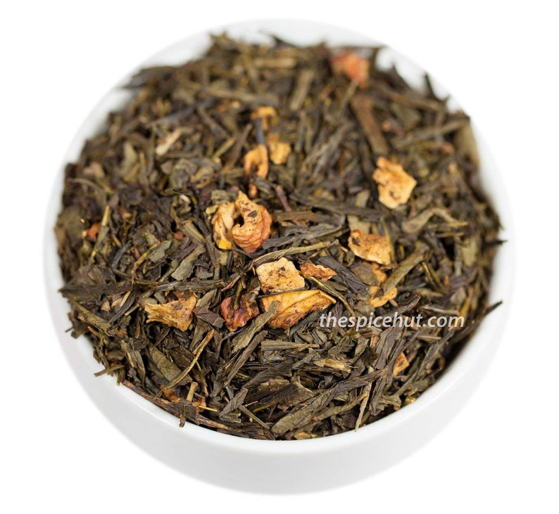 Washington Green Apple Tea, fruity Green Teas, Loose leaf Fruity Flavor ,PNW gift, cozy teas, calming apple blend, Fall Tea, Seasonal Tea