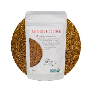 Organic Chinese Five Spice Seasoning Salt-Free All-Purpose Spice Mix, 5 Spice Powder for Asian Cooking Chinese Five Spice Powder Baking