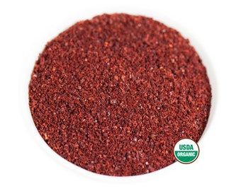 Organic Sumac Spice Powder Tangy and Citrusy Middle Eastern Spice for Cooking Mediterranean Dishes | Pure Organic Spice