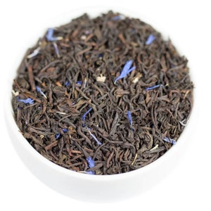 Creme De La Earl orgánico, té negro con crema Earl Grey, té negro de hojas sueltas, té Earl Grey de vainilla con bergamota, Earl Grey cremoso