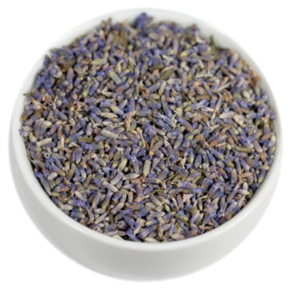 Organic French Lavender, Loose Dried Lavender Bud Flowers for Herbal Tea, Potpourri, Sachets, or Cooking | Pure 100% Natural, Caffeine-Free