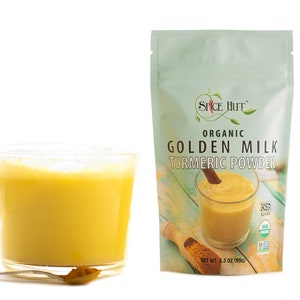 Organic Golden Milk Turmeric Powder Golden Milk Latte Mix Unsweetened Vegan Golden Milk Ayurvedic Superfood Mix