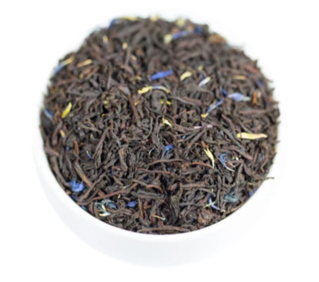 Earl Grey Loose Leaf Black Tea, Premium Earl Grey Black Tea With
