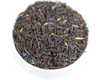 Earl Grey Loose Leaf Black Tea, Premium Earl Grey Black Tea with Bergamot, Classic Bergamot Tea, Loose Leaf Earl Gray Black Tea, Caffeine