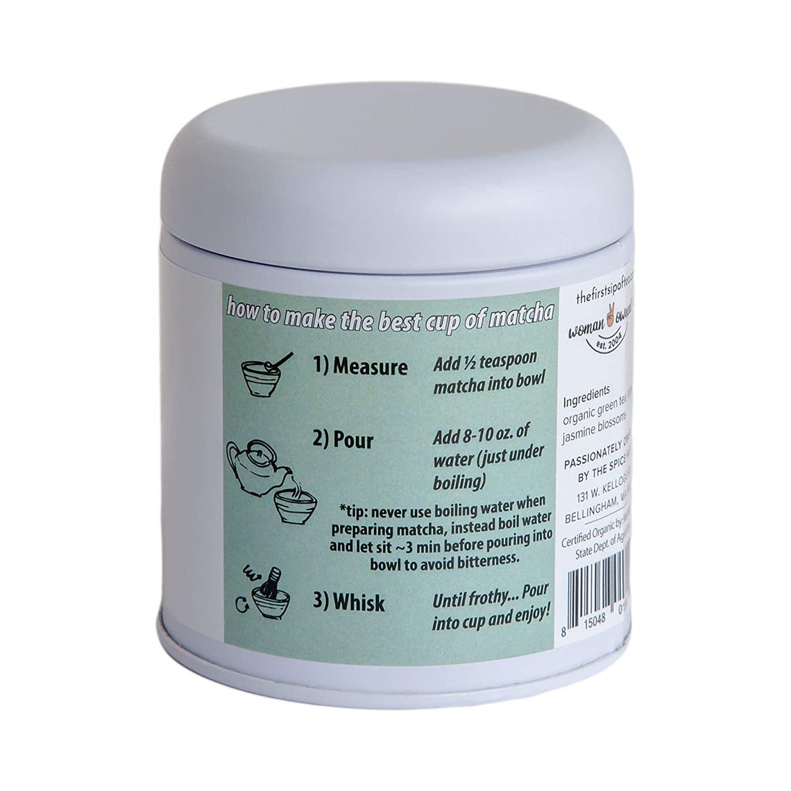 Matcha Jasmine Tea Powder Pure 1 Oz The First Sip Of Tea Etsy