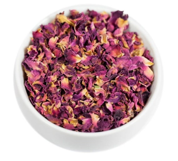 Rose Petals Tea Organic Herbal | Loose | Floral bud | Elegant | Decaf | Tisane | Caffeine Free | Gift teas | Spring Teas