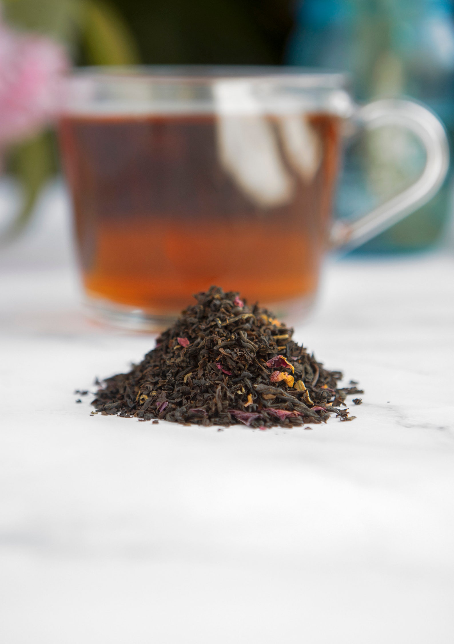 Rose Black Tea for a Tea Party Caffeinated Tea With Rose Petal Tea for ...