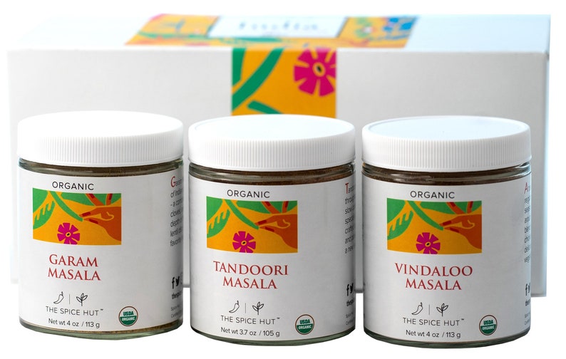 Indian Spices Gift Pack Indian Spice Sampler Flavors of India Spice Kit