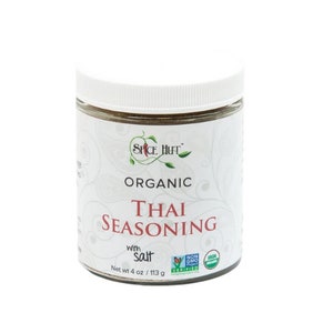 Organic Thai Seasoning with Salt, Spice Blend for Thai Cooking Pad Thai Spice Chicken Satay Spice for Home Cooking Thai Food