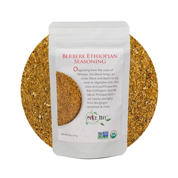 Organic Berbere Seasoning Ethiopian Spice Blend Salt Free Spices for Ethiopian Cooking Berbere African Spice Mix