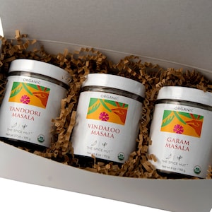 Indian Spices Gift Pack Indian Spice Sampler Flavors of India Spice Kit, Indian Cooking Spice Gift Box for Home Cooks and Chefs