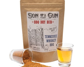 Zoon van een geweer | Tennessee Whiskey-kruiden | 3 ons | Premium BBQ Meat Rub | De kruidenhut | Grillen: must-have | Aanbiedingen | Sale | Barbecueën