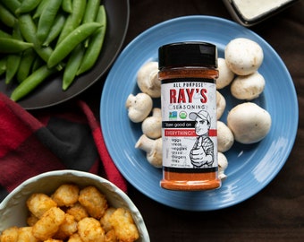 Condimento multiuso biologico Ray's, contiene sale, bottiglia da 5,5 oz / Miscela di condimenti versatili gourmet, miscela di spezie, miscela di spezie per tutto