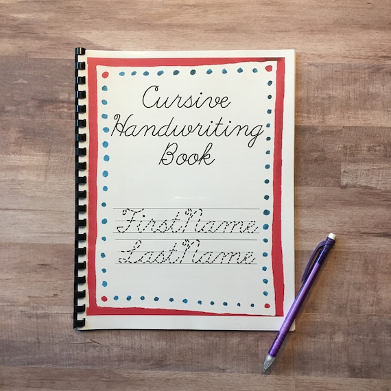 Cursive Handwriting Book DIGITAL COPY 