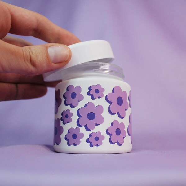 Opaque Glass Jars Etsy