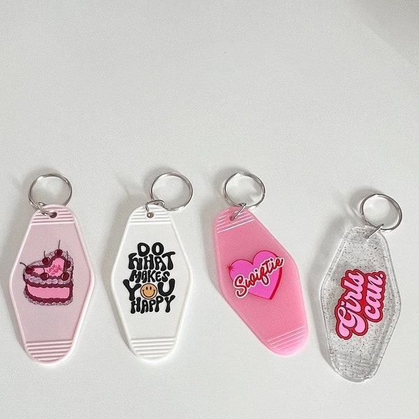 Hotel Keychain | Trendy Accessory | Valentines Day Gift | Best Friend Gift | Small Gift | Personalized Gift