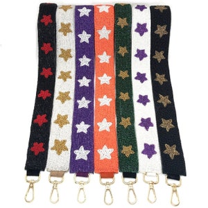 SUPER STAR Hand Beaded Purse Straps