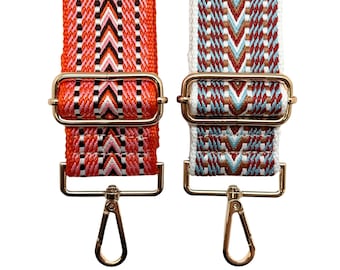 Woven Canvas Purse Strap | Gameday | Crossbody | Guitar | Messenger | Bag | Adjustable | Shoulder