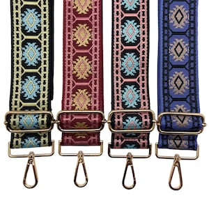 Woven Canvas Purse Strap | Gameday | Crossbody | Guitar | Messenger | Bag | Adjustable | Shoulder